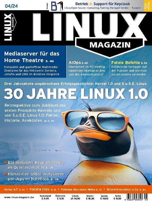 Title details for Linux Magazin germany by Computec Media GmbH - Available